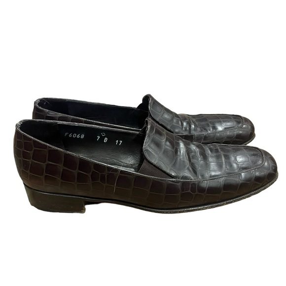 Cole Haan Bown Womens Crocodile Print Loafers Flat Leather Size 7 B - Picture 9 of 9